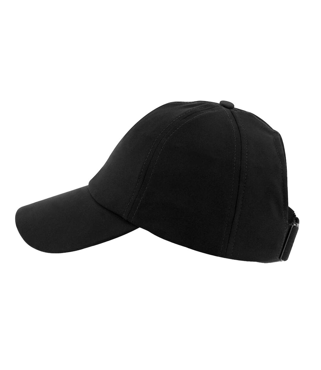 Casquette De Baseball Performance Ponytail Adulte Noir Beechfield-2
