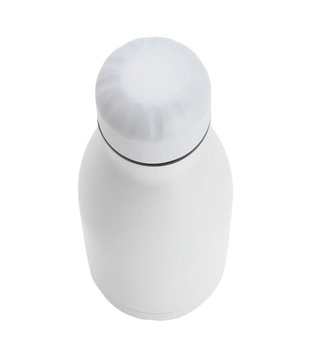 Stainless steel 260ml water bottle one size white XD Collection