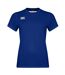 Womens/ladies Club Dry Club T-shirt Royal Blue Canterbury-2