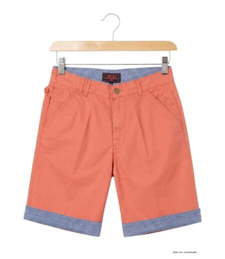 Bermuda WINCHESTER INDUS2 orange en coton : le short audacieux et modulable pour l'été
