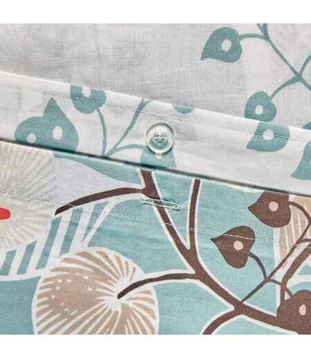 Parure de Lit 3 Pièces Végétal Marin 240x220cm Vert Céladon