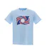 T-shirt Motif/style Tourbillon Homme Bleu Ciel Pretty Green-1
