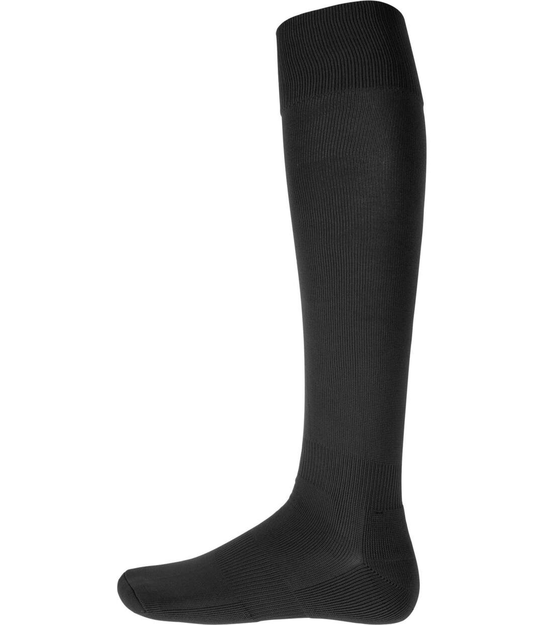 chaussettes sport unies - PA016 - noir-2