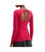 T-shirt rose foncé femme tommy hilfiger tjw slim s flag-2