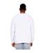 Casual Classics Mens Ringspun Cotton Oversized Sweatshirt (White) - UTAB593