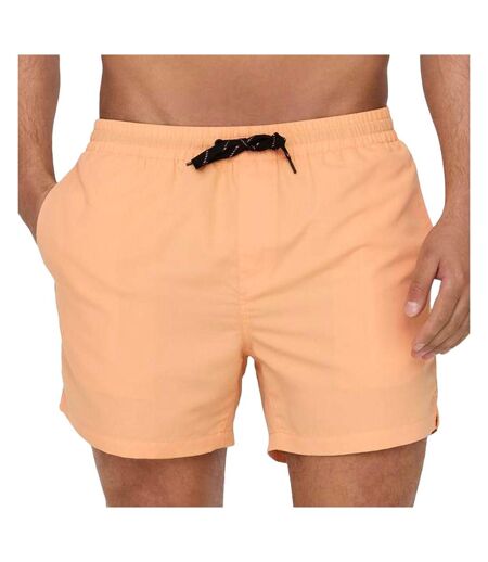 Short de bain orange homme only & sons sted life swim