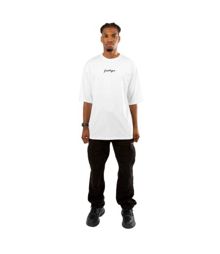 Hype Mens Scribble Oversized T-Shirt (White) - UTHY9369