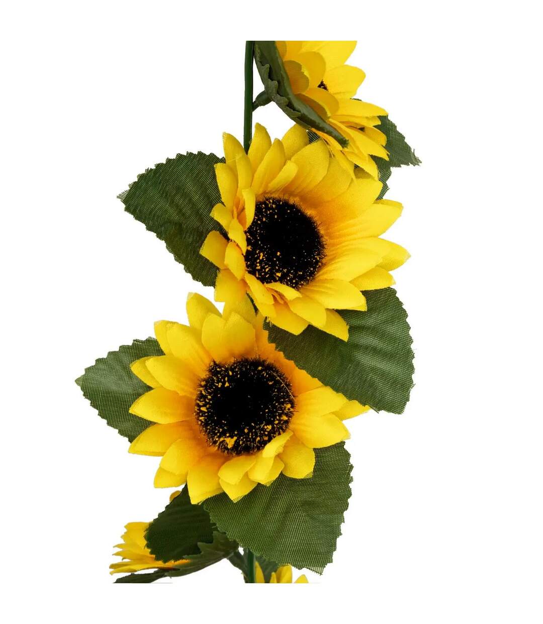 Guirlande de Tournesols Artificiels Naki 180cm Jaune-2