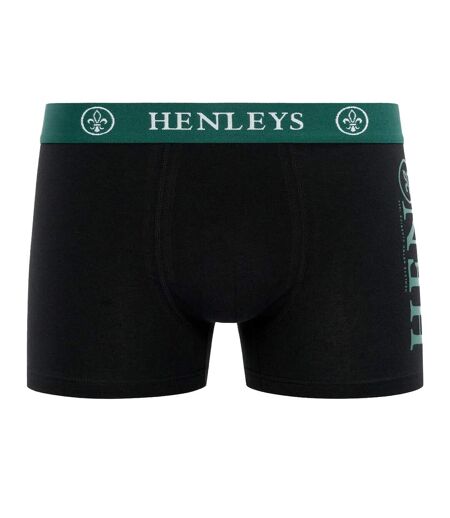 Boxers Kelpar Homme Noir Henleys