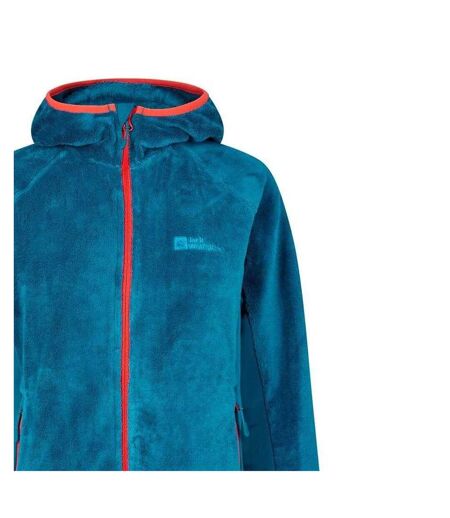 Sweat À Capuche Rotwand Femme Bleu Jack Wolfskin