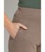Pantalon large jersey cotelé, Essentiel-4