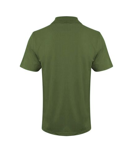 Henbury Mens Coolplus® Pique Polo Shirt (Olive) - UTRW635