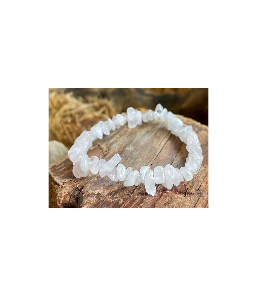 Bracelet corail en quartz rose-2