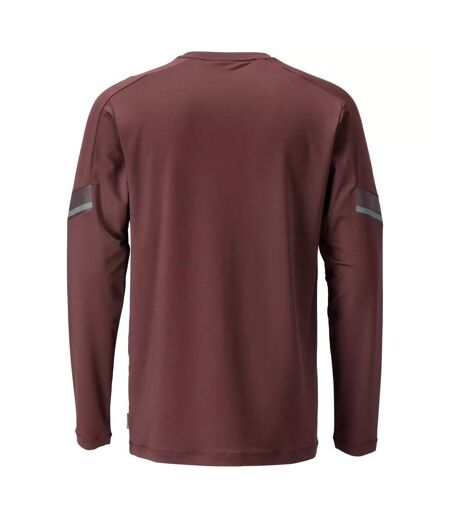 T-shirt Manches Longues Customised Homme Bordeaux Mascot