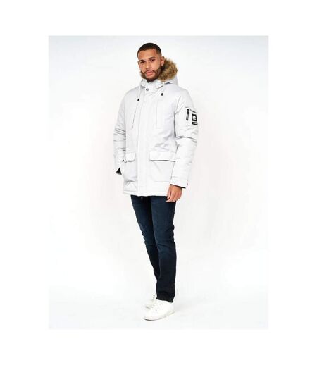 Parka Parkmoore Homme Gris Clair Crosshatch