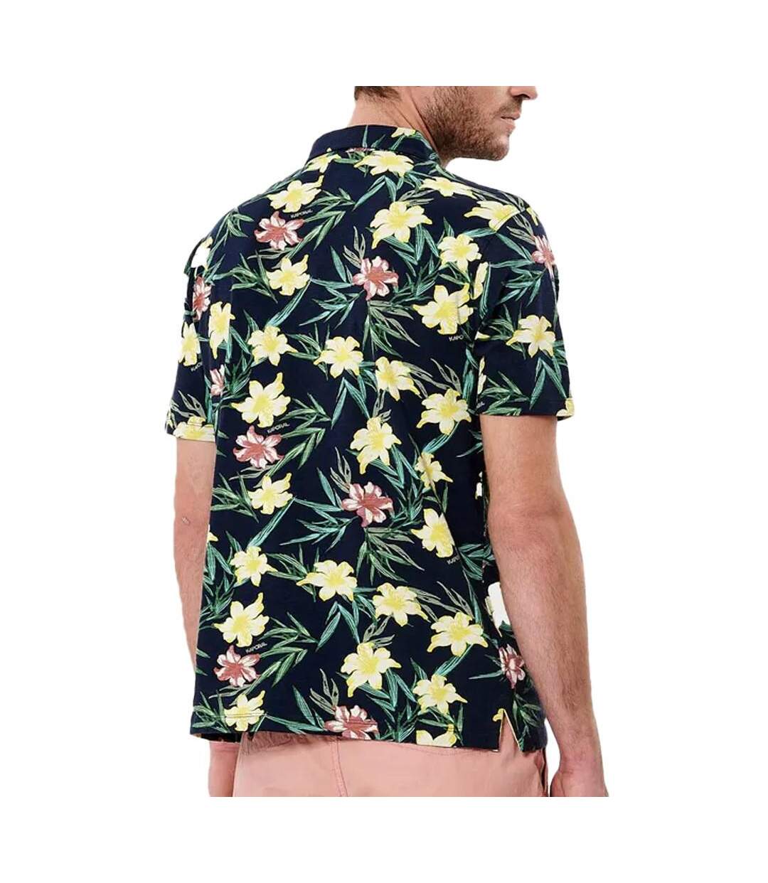 Polo à Fleurs Marine Homme Kaporal Nevere - M