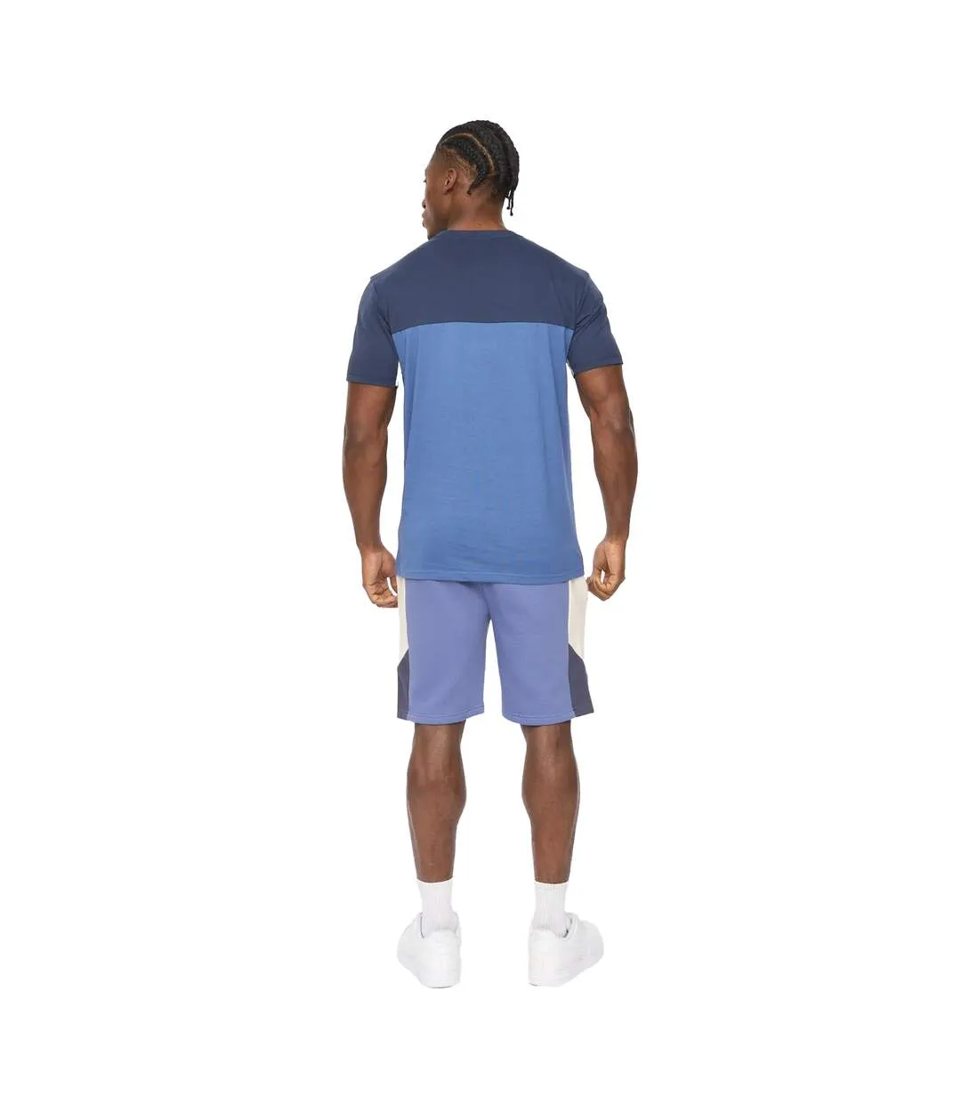 Mens Castlebay T-shirt Blue Crosshatch-3