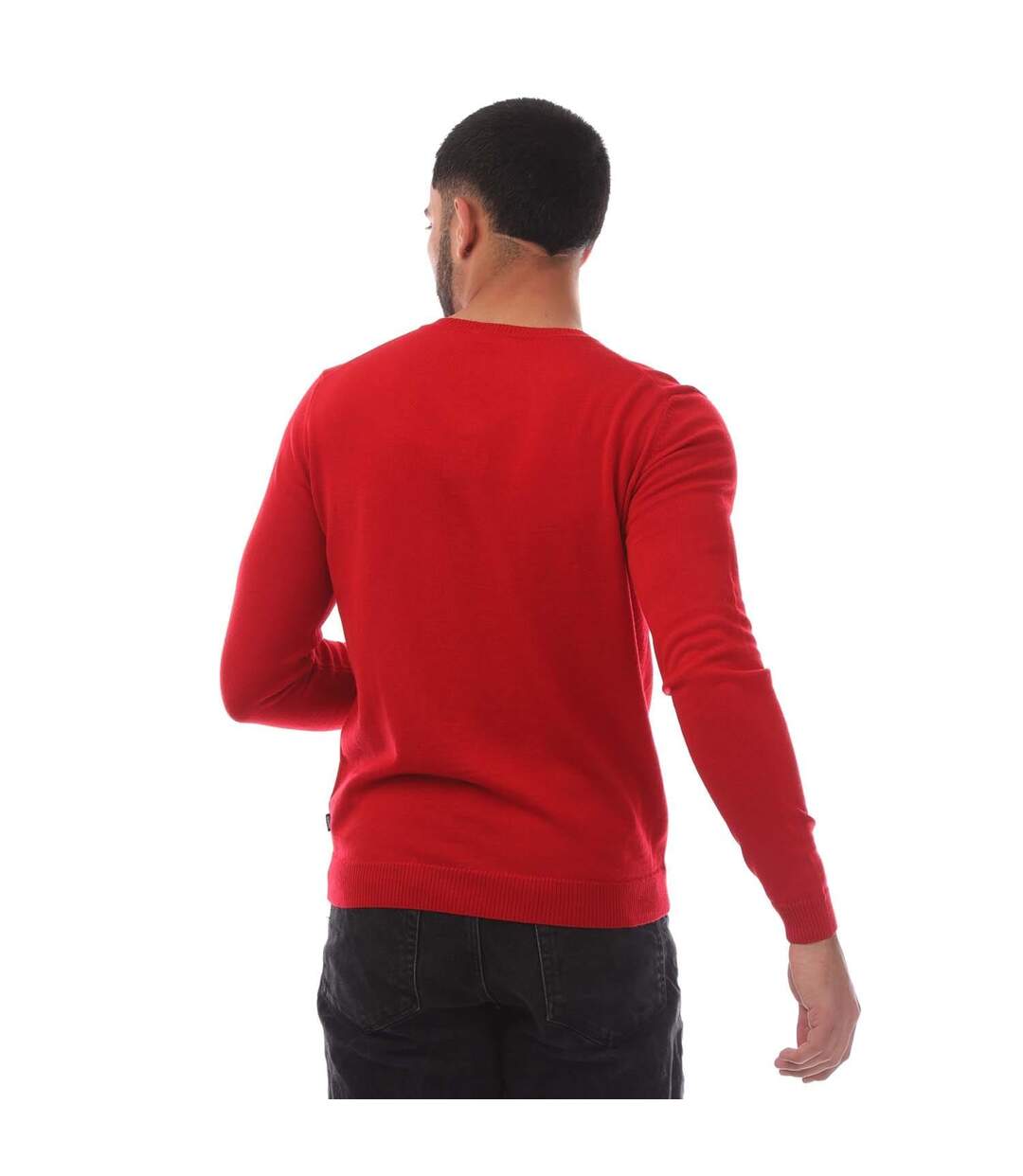 Sweat Batisse Homme Rouge Boss-3