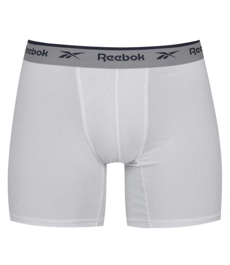 Lot De 3  Boxers Motif/style Logo Homme Noir Blanc Gris Reebok
