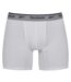 Lot De 3  Boxers Motif/style Logo Homme Noir Blanc Gris Reebok-2