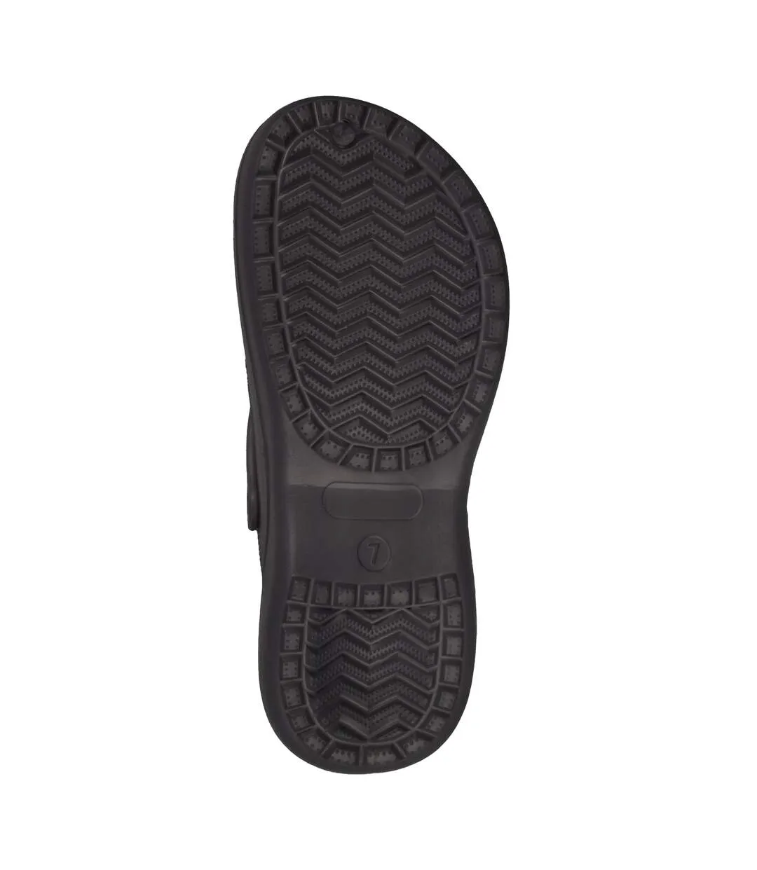 Womens/ladies Platform Clogs Black Keanu-3