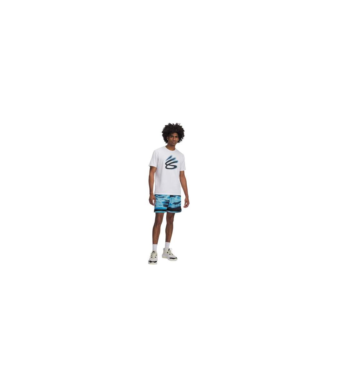 Short De Basket Curry Statement Homme Bleu Marine Under Armour-1