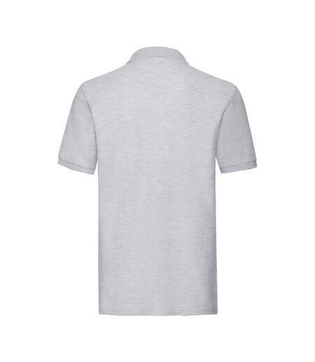 Polo Premium Adulte Gris Chiné Fruit Of The Loom
