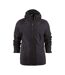 Mens Karting Soft Shell Jacket Black Printer-1