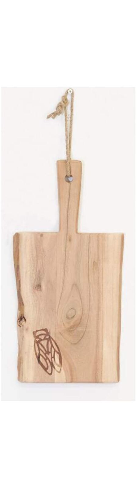 Planche à découper en bois d'acacia - Cigale Petit modèle