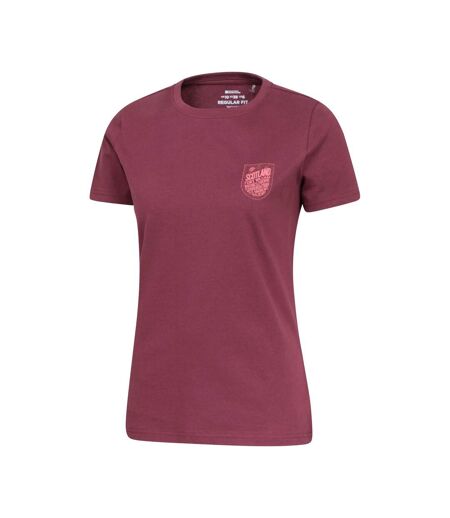 T-shirt Imprimé Scotland Femme Bordeaux Mountain Warehouse