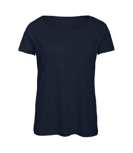 B&C Womens/Ladies Favourite Cotton Triblend T-Shirt (Navy Blue) - UTBC3644