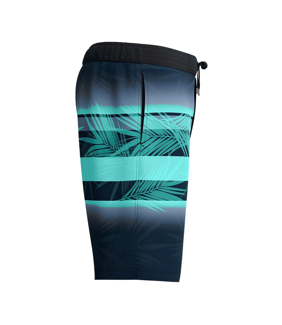 Mens Bondi Board Shorts Black Blue Speedo-4