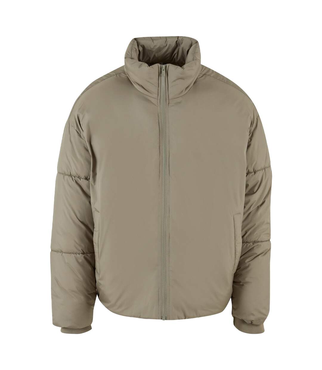 Doudoune homme olive pâle Build Your Brand-1