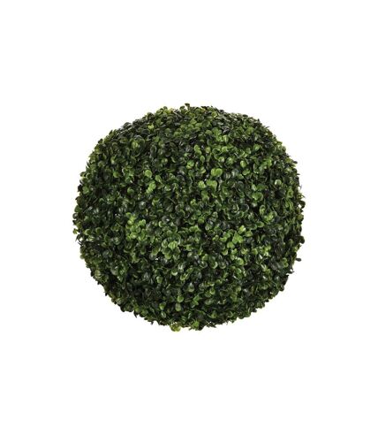 Plante Artificielle Boule de Buis 36cm Vert