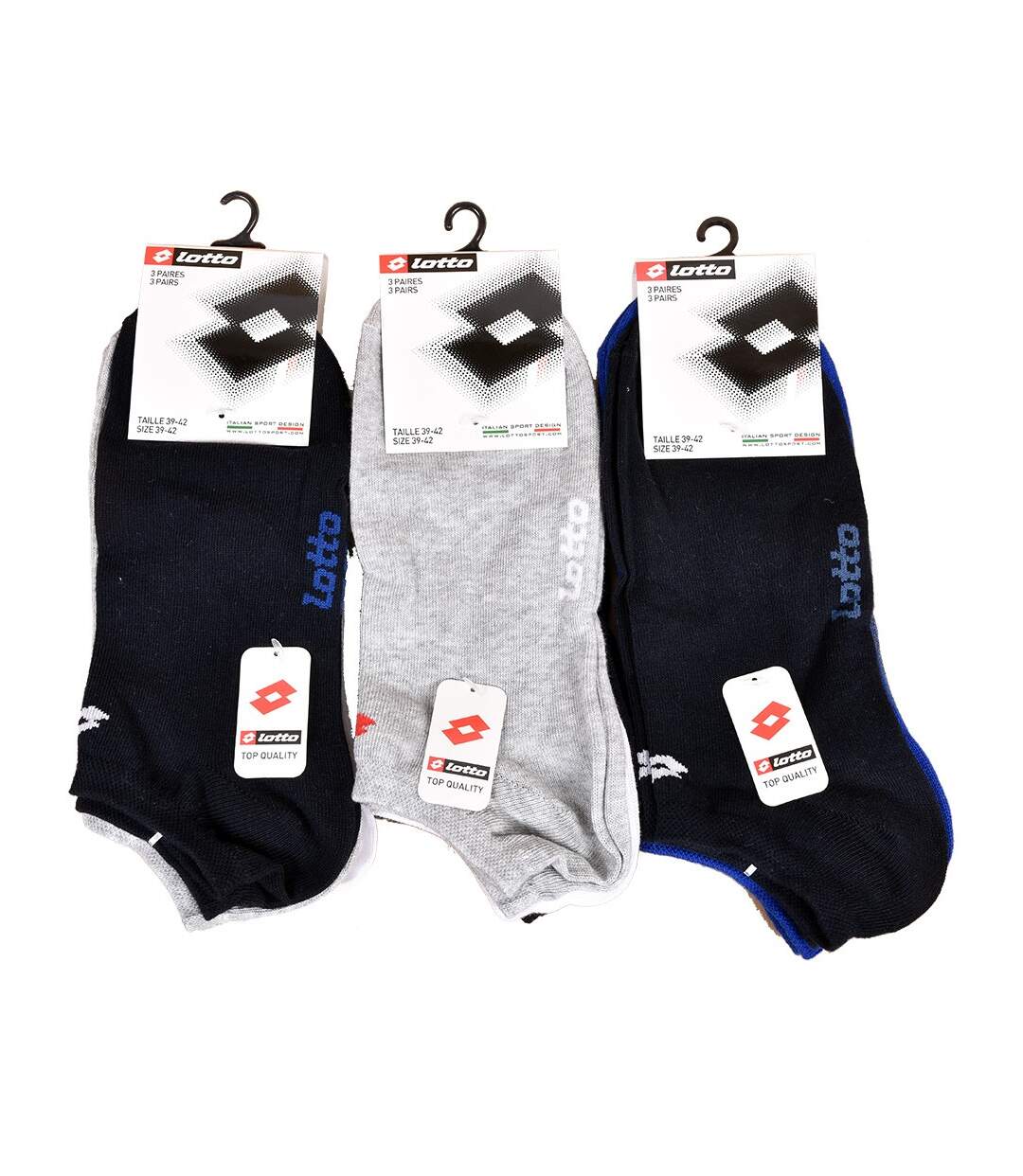 Chaussettes homme LOTTO SNEAKER Pack de 12 Paires Surprise