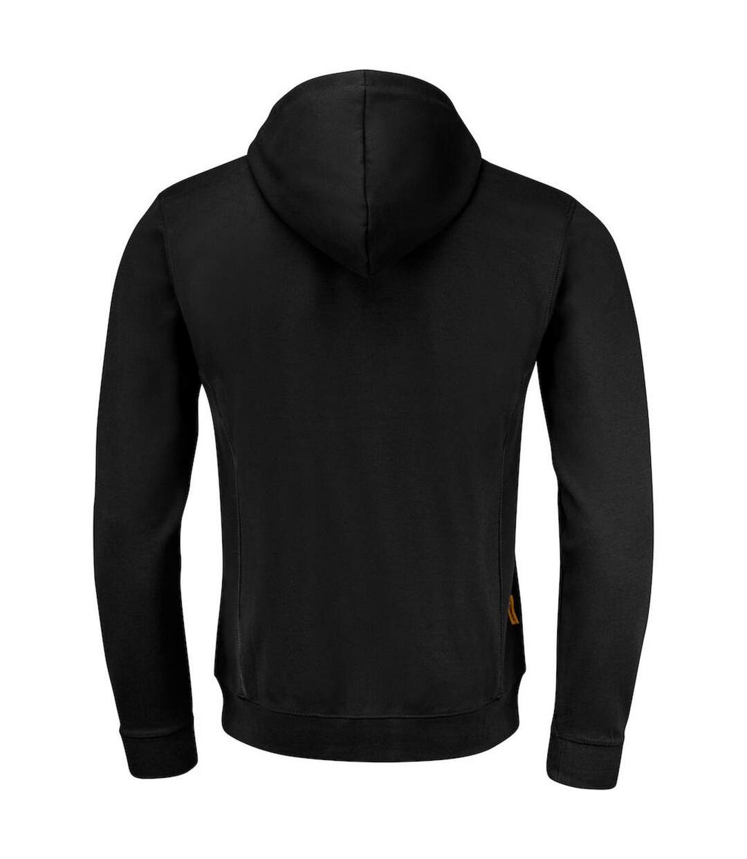Unisex Adult Full Zip Hoodie Black Jobman-2