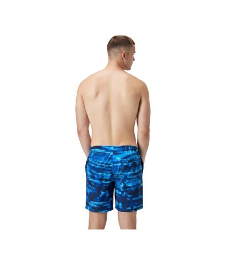 Short De Bain Motif/style Imprimé Redondo Edge Homme Bleu Speedo