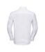 Chemise À Manches Longues Sans Repassage Homme Blanc Russell-2