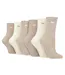 Lot de 6 jolies chaussettes festonnées en bambou pour femme-1
