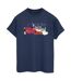 Disney - T-shirt BIG HERO BAYMAX HIRO BRIDGE - Femme (Bleu marine) - UTBI15561-1