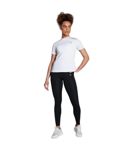 Womens/ladies Short-sleeved Athletic T-shirt White MyProtein