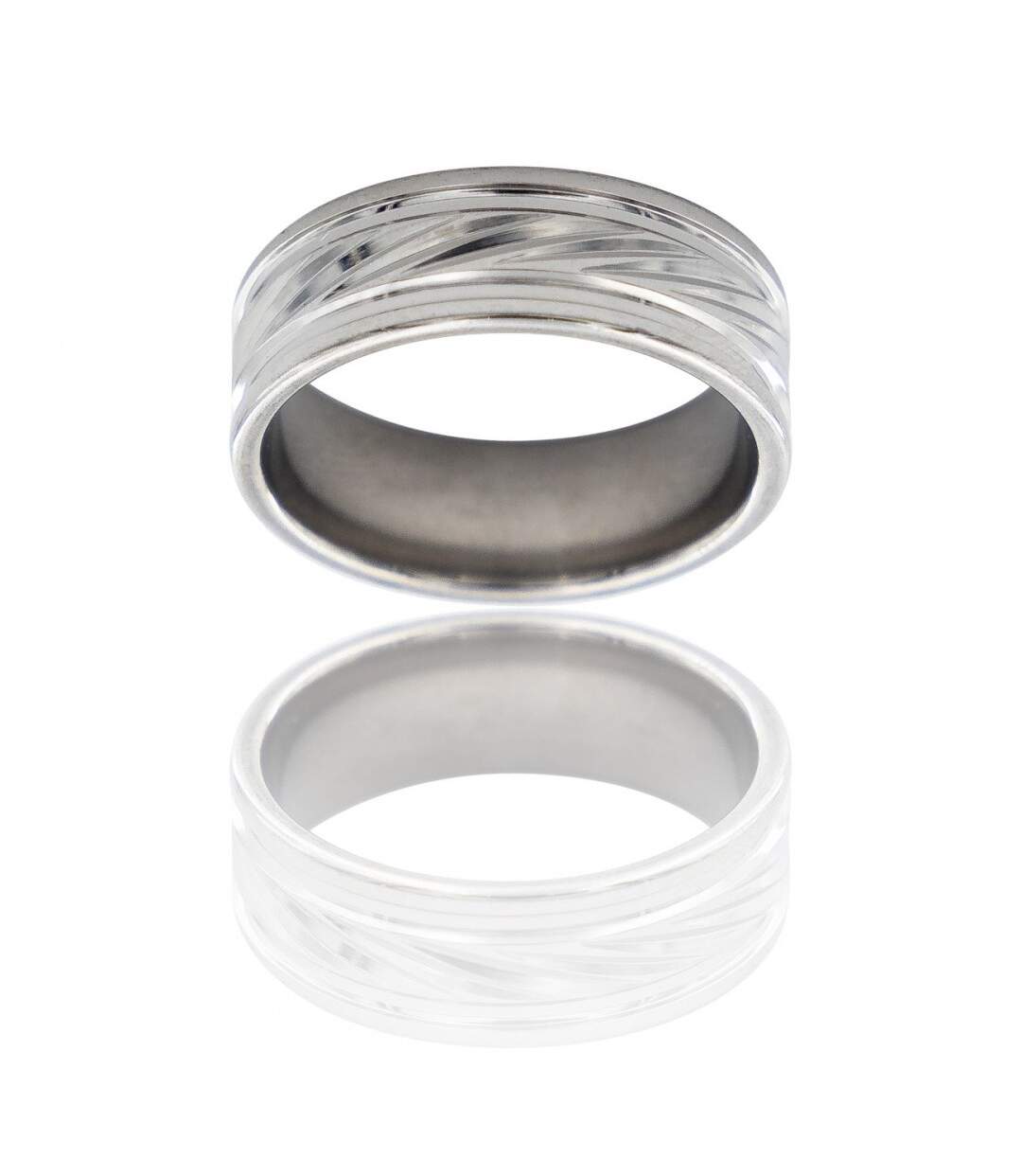 Bague Originale Anneau Homme Acier