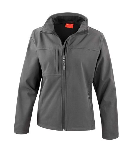 Veste Softshell Imperméable Et Respirante Femme Gris Result
