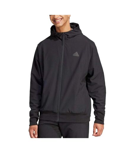 Sweat zippé noir homme adidas ir5210 - l