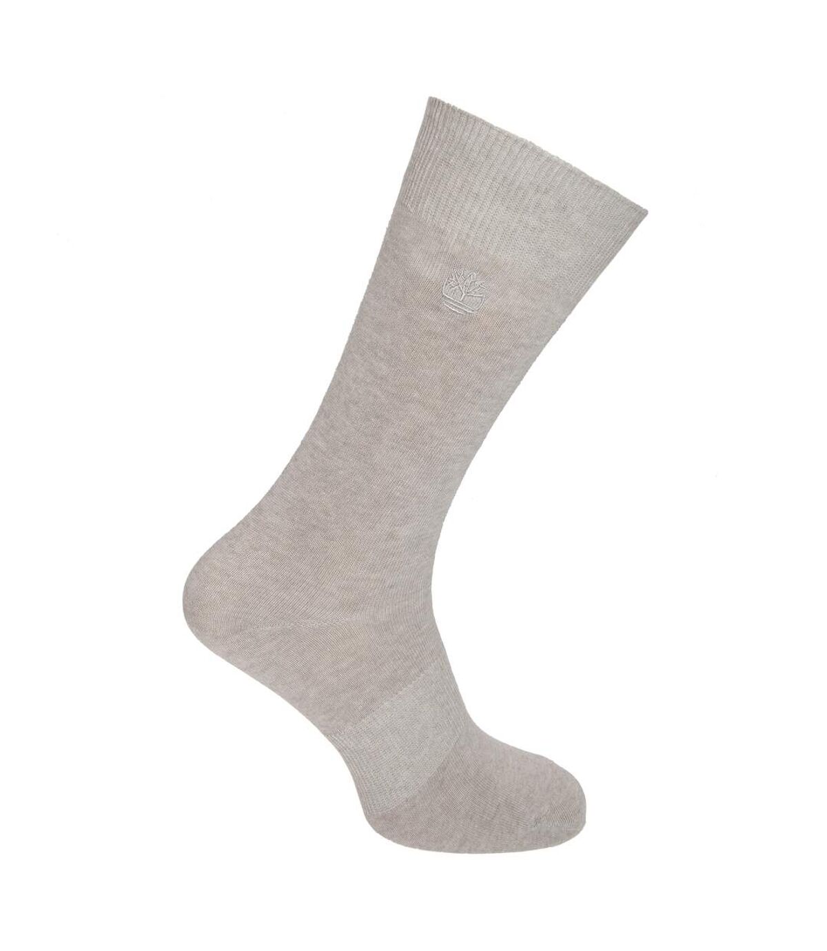 Timberland Mens Cotton Flat Knit Long Socks (Khaki) - UTUT433