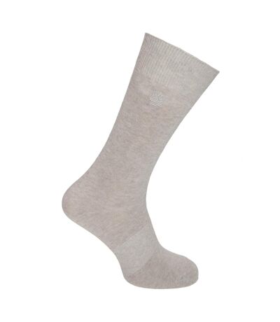 Timberland Mens Cotton Flat Knit Long Socks (Khaki)