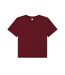 T-shirt Femme Bordeaux Foncé Bella + Canvas-2