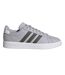 Mens Grand Court 2.0 3 Stripes Trainers Silver Adidas-1