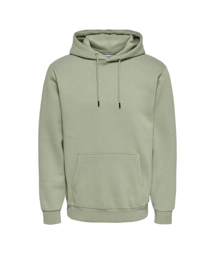 Sweat à capuche vert moyen homme only & sons ceres