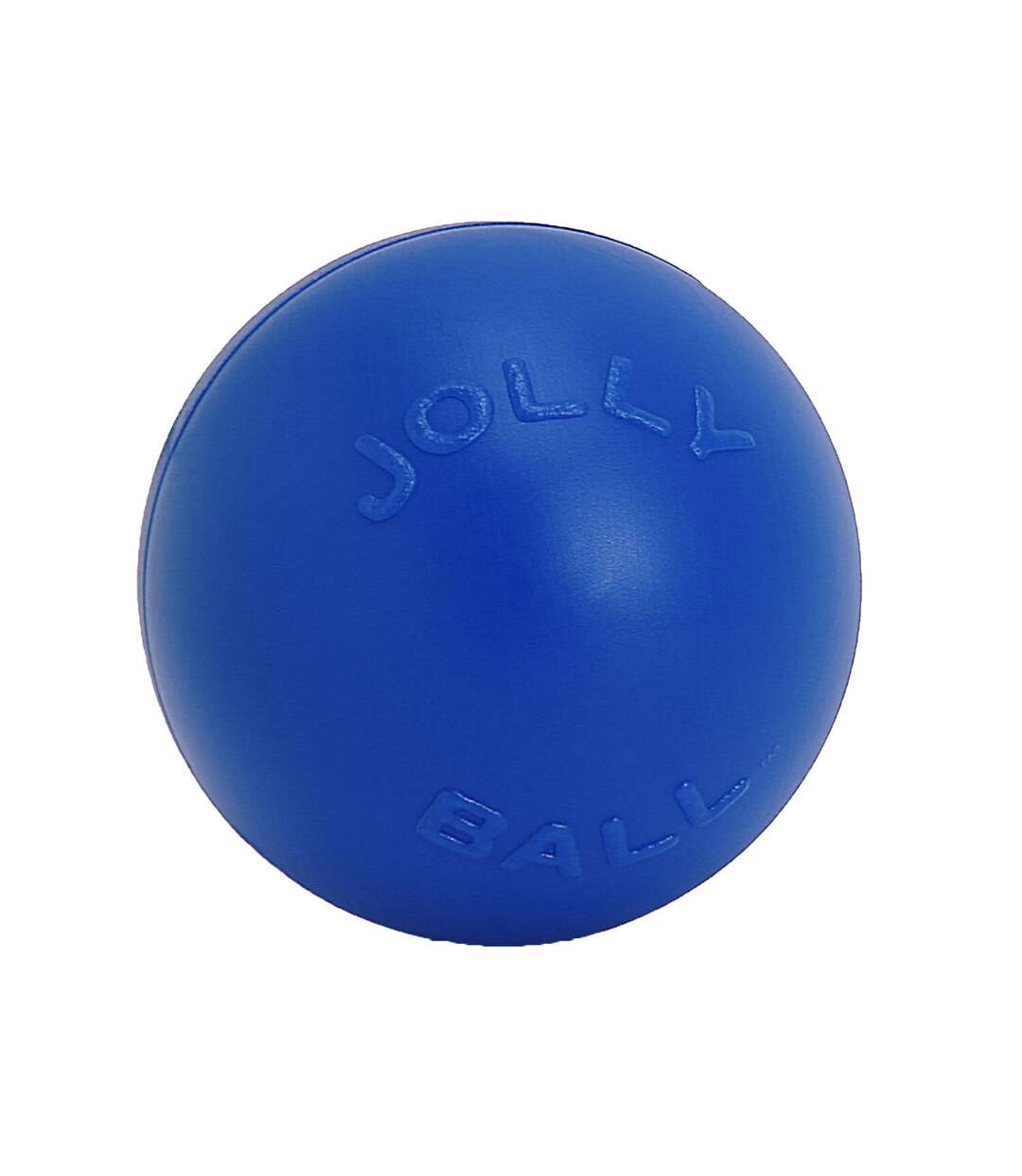 Push-n-play dog ball 10in blue Jolly Pets-1